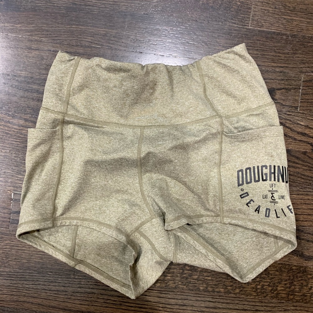 doughnuts and deadlifts high waist shorts dndl